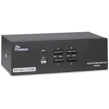 Inter-Tech AS-42HA HDMI Tastatur/Video/Maus (KVM)-Switch Schwarz