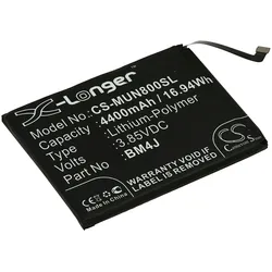 Powery Akku für Handy, Smartphone Xiaomi Redmi Note 8, Redmi Note 8 Dual SIM