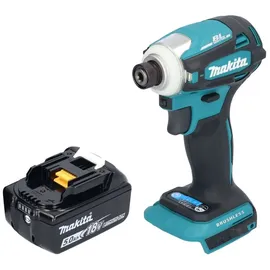 Makita DTD 172 T1 Akku Schlagschrauber 18 V 180 Nm 1/4" Brushless + 1x Akku 5,0 Ah - ohne Ladegerät