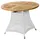 Zebra Loomus Gartentisch Ø 100 x 75 cm silkwhite/natur
