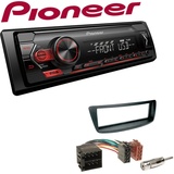 Pioneer 1-DIN Autoradio USB AUX Android Einbauset für Citroen C1 2005-2010