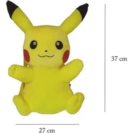 Canenco Pokemon Pikachu - Plüsch-Rucksack - 34 cm - Gelb