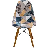 Meigeh Esszimmerstuhlhussen Skandinavische Stuhlhussen für Esszimmer Stretch Skandinavische Stuhlhussen Stuhlbezüge in gebogener Form 6er Set