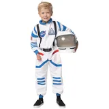 Spooktacular Creations Halloween Kind Unisex weiß Astronaut Kostüm, NASA Pilot Jumpsuit mit Helm