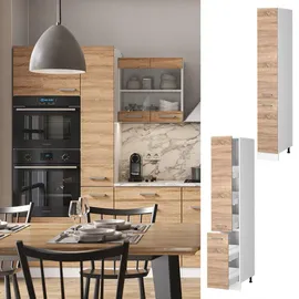 Vicco Apothekerschrank R-Line 30 x 57,2 x 206,8 cm Weiß