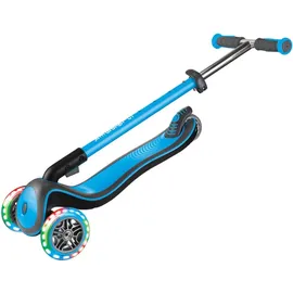 GLOBBER Elite Deluxe mit Leuchtrollen sky blue