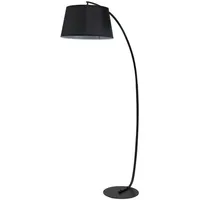 Homcom Stehlampe Wohnzimmer Stehleuchte mit Lampenschirm aus Stoff, Fußschalter,