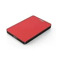 Sonnics 1TB Rot Externe tragbare Festplatte USB 3.0 super schnelle Übertragungsgeschwindigkeit für den Einsatz mit Windows PC, Apple Mac, XBOX ONE und PS4 Fat32