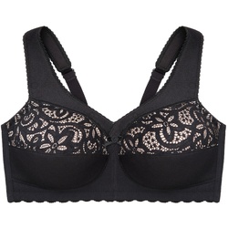 GLAMORISE MagicLift Baumwoll-Stütz-BH - Schwarz Unterwäsche   Damen 