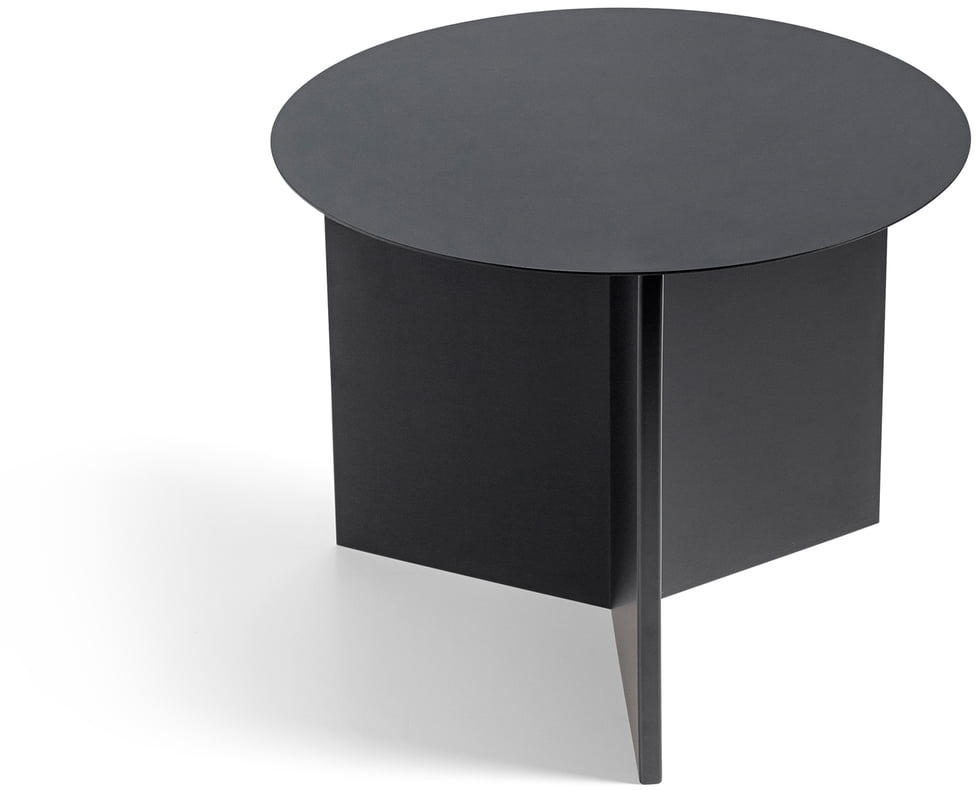 HAY - Slit Table Round Ø 45 x H 35.5 cm, schwarz