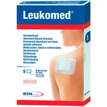 BSN Medical Leukomed Wundverband 7,2 x 5 cm 5 St.