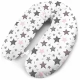Amilian Schwangerschaftskissen 170 cm Patchwork Rosa