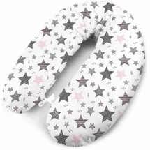 Amilian Schwangerschaftskissen 170 cm Patchwork Rosa