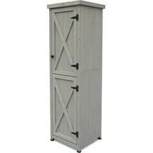 HABAU Gartenschrank Ben 45 x 160 x 45 cm Grau