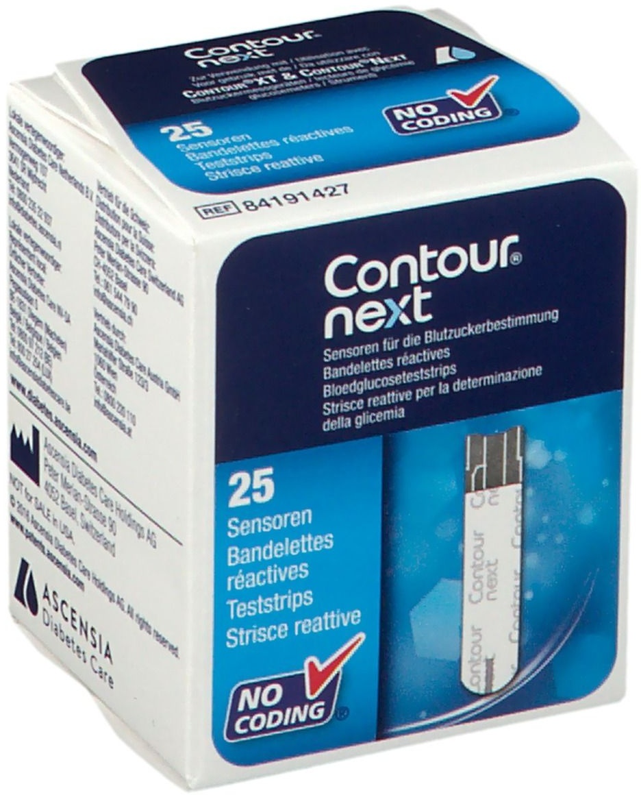 Contour® Next Sensoren Teststreifen 25 St 25 St Teststreifen