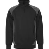 Fristads Sweatshirt 7048 GSM - Schwarz/Grau/4XL 300511-996-4XL