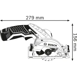Bosch GKS 12V-26 12 V Ø 85 mm inkl. 1x 3,0 Ah Akku + Ladegerät in L-Boxx