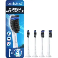 Demirdental 8er demirdental Aktivkohle Aufsätze passend für Philips Sonicare