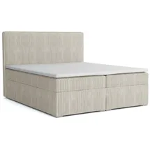 Deine Möbel 24 LOFT IV 180 x 200 cm H4 Beige/Grau/Schwarz