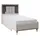 aea Komplette Jugenbett Kindermöbel Kinderbett Weiß Holz Set 4tlg Modern - Weiß