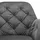 Tectake tectake® Drehbarer Samt-Armlehnstuhl, gepolstert, mit Steppmuster, 180° drehbar, schlanke Stahlbeine, 58 x 58 x 87 cm