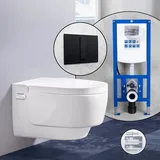 Geberit AquaClean Mera Classic Komplett-SET Dusch-WC mit neeos Vorwandelement,, 146200111+16791BM#SET, Classic