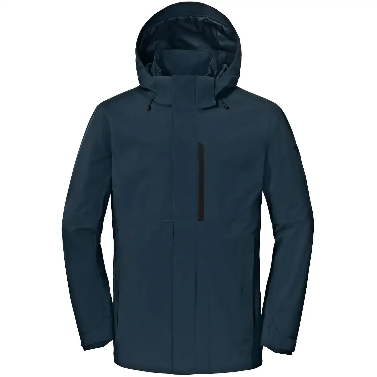 Regenjacke "WETTER-FEST" Zipin - L - dunkelblau