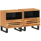vidaXL Nachtschrank 40 x 34 x 46 cm Braun