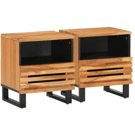 vidaXL Nachtschrank 40 x 34 x 46 cm Braun