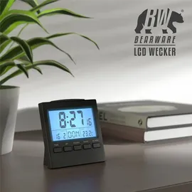 Bearware Digital-Funkwecker schwarz