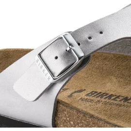 Birkenstock Gizeh Birko-Flor silver 39