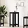 vidaXL Bartisch 51 x 50 x 103,5 cm Schwarz