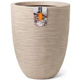 Capi Europe Capi Übertopf Waste Rib NL Terrazzo Beige 46 x 58 cm