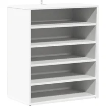 vidaXL Schuhschrank 60 x 70 x 35 cm weiß / weiß