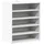 vidaXL Schuhschrank 60 x 70 x 35 cm weiß / weiß