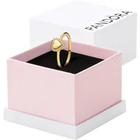 Pandora Damenring Herz Goldfarben, 50/15,9