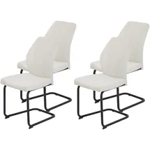 Hela Schwingstuhl Oslo Mikrofaser beige 4er Set