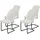 Hela Schwingstuhl Oslo Mikrofaser beige 4er Set