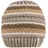 Sterntaler Strickmütze mit Strukturmix und Baumwollfleece-Futter – warme Wintermütze für Jungen – Mütze für Babys und Kinder, beige, Größe 47 - 47