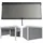 Mendler Seitenwand für Pergola HWC-L46 3 x 4 m Grau