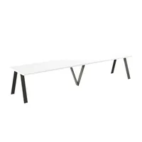 Endo-moebel Esstisch Lungo 130cm - weiß - Maße cm