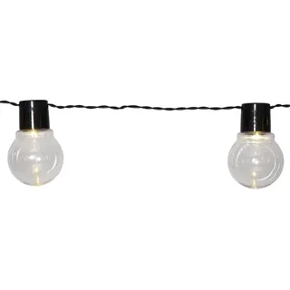 StarTrading LED Lichterkette Solar 180 cm klar warmweiß