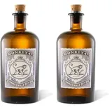 Monkey 47 Schwarzwald Dry Gin – Harmonischer Ultra Premium Gin mit Wacholderaroma & frischen Zitronen- und Fruchtnoten – 1 x 0,5 L | 500 ml (2er Pack)