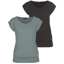 H.I.S. H.I.S Funktionsshirt (Spar-Set, 2er-Pack) ärmellos, figurfreundlicher Schnitt, ideal für Sport und Wandern schwarz 36/38