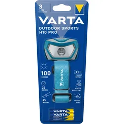 VARTA Outdoor Sports H10 Pro mit Batterien 3xAAA Blister