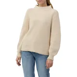 s.Oliver Strickpullover mit weitem Arm und Turtleneck Beige S