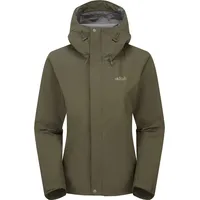 Rab Damen Downpour Jacke (Größe L, oliv)