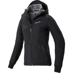 Spidi Hoodi Armor Damen Motorrad Textiljacke, schwarz, Größe M