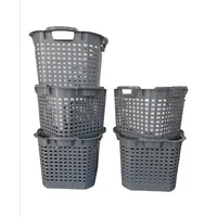 Buri Wäschekorb Set Universalkorb vers Farben Stapelkörbe Gartenkörbe Korb