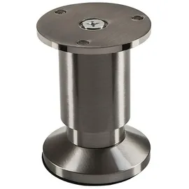 SO-Tech Möbelfuß Alpha Edelstahloptik Höhe 80 mm